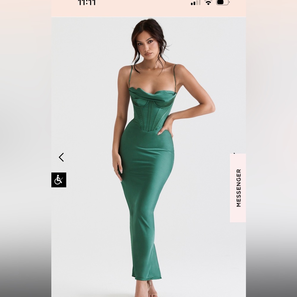 “Charmaine Maxi Corset Dress” from House of CB